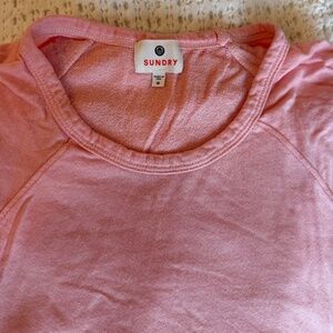Sundry Pink Sweatshirt